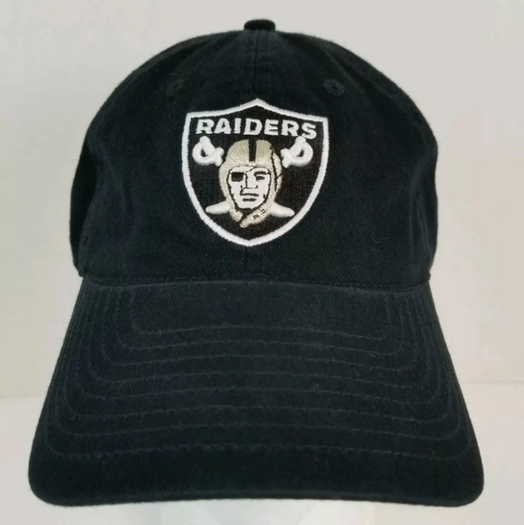 Oakland Raiders NFL Reebok L Black Fitted Ball Cap - Picture 3 of 13
